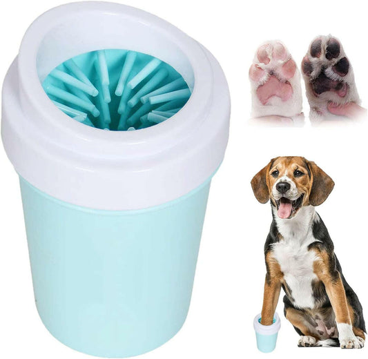 Pet Paw Washer and Cleaner - Easy to Disassemble and Install Dog Foot Brush for Muddy Paws