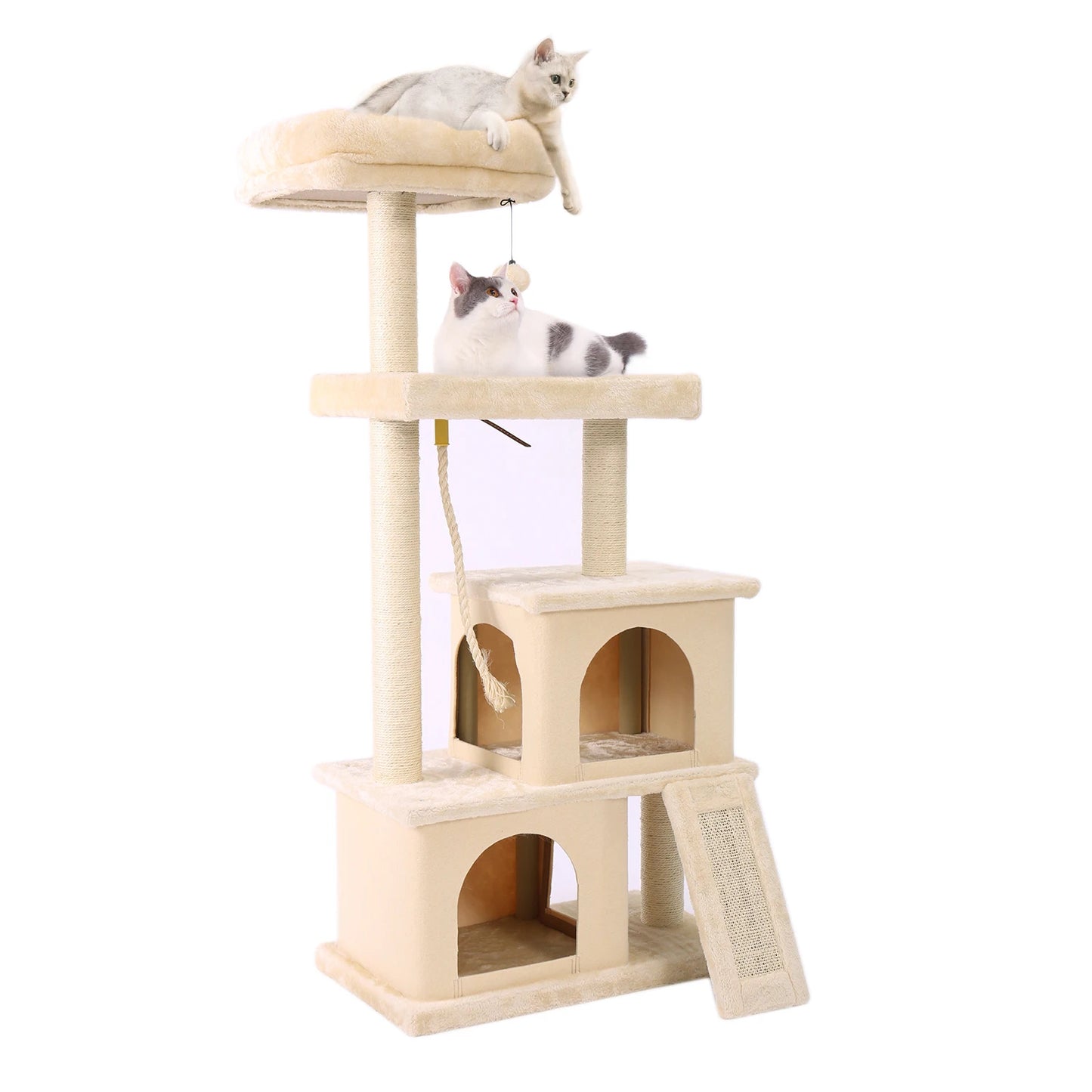 Domestic Delivery Cat Jumping Toy with Ladder Scratching Wood Climbing Tree for Cat Climbing Frame Cat Furniture Scratching Post