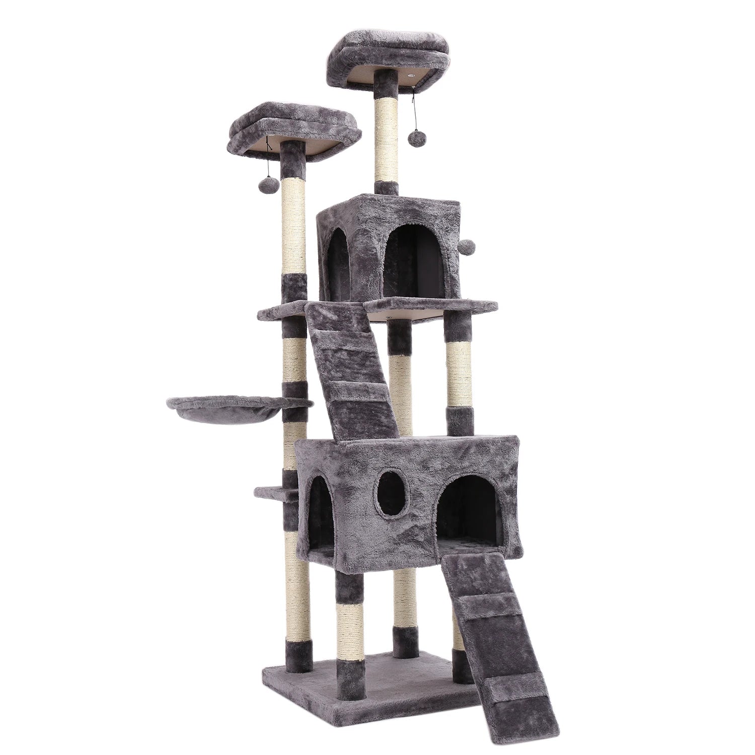 Domestic Delivery Cat Jumping Toy with Ladder Scratching Wood Climbing Tree for Cat Climbing Frame Cat Furniture Scratching Post